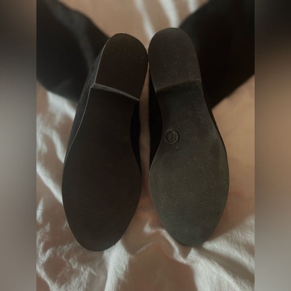 Steve Madden Faux Suede Knee high black boots - Picture 4 of 4